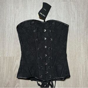 Corset Story Black Lace Up Corset